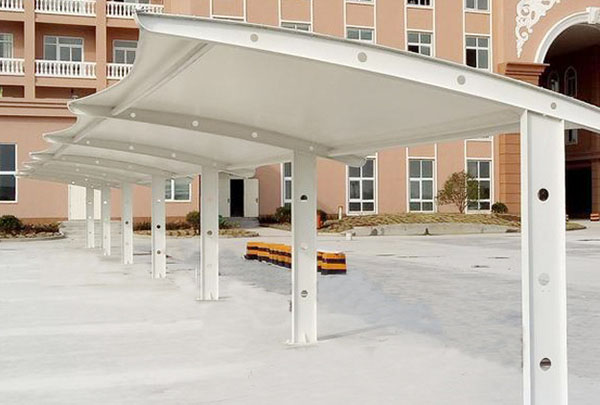 長春膜結構汽車棚一般采用哪幾種材料？